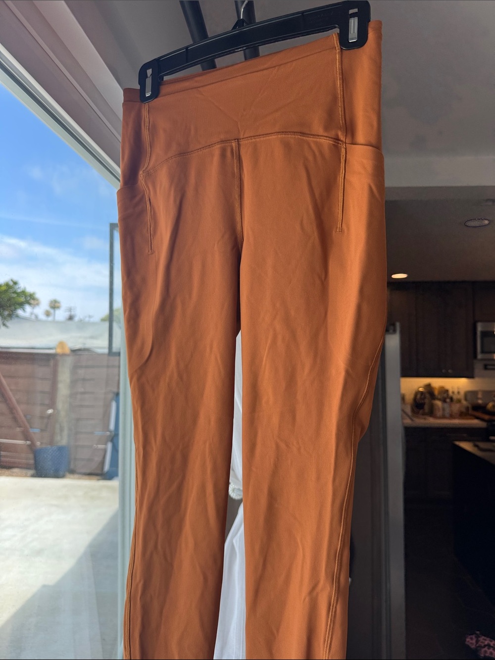 lululemon athletica Rust Orange High-Waist Leggings